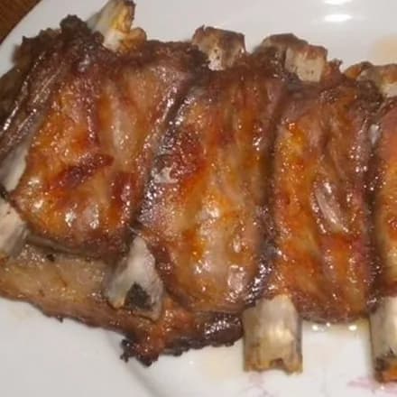 Pork ribs in the oven
