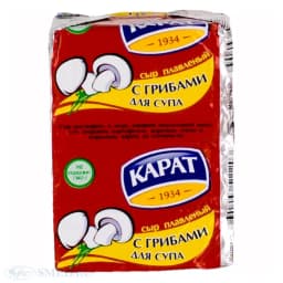 Сыр плавленный с грибами для супа "Карат"