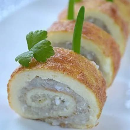 Творожно-яичные роллы