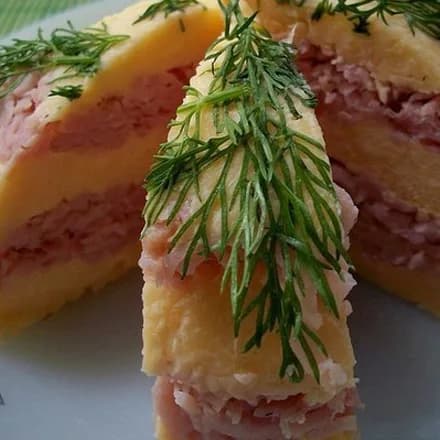 Торт закусочный "Ветчинный"