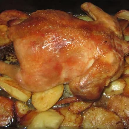Запеченная в духовке курица