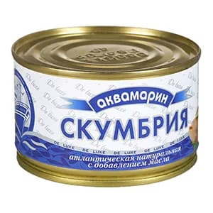 Canned mackerel