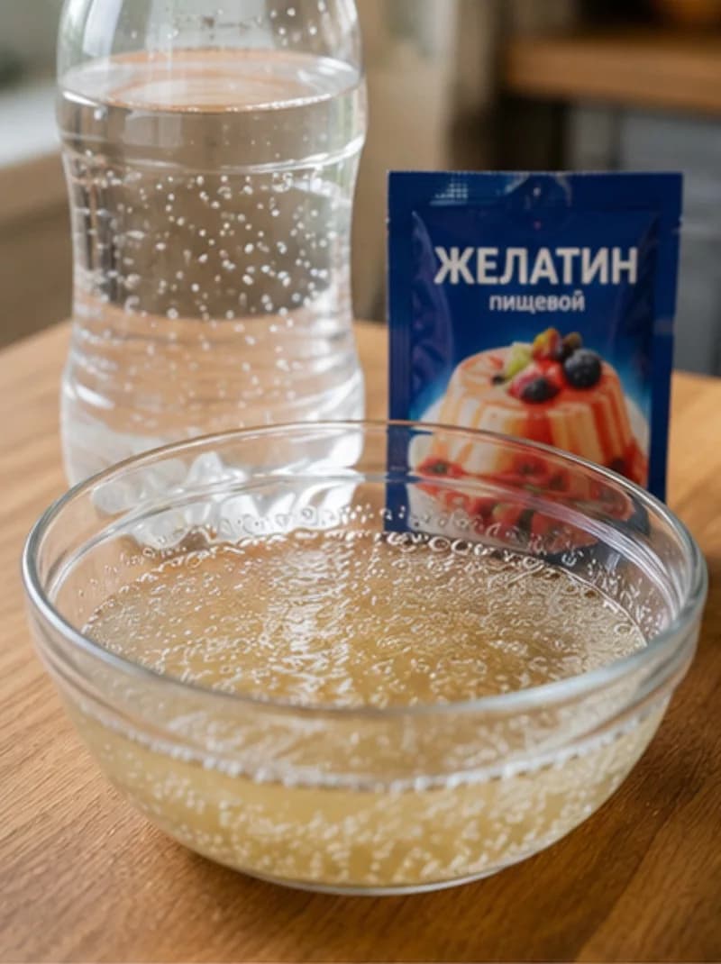 Замачивание желатина