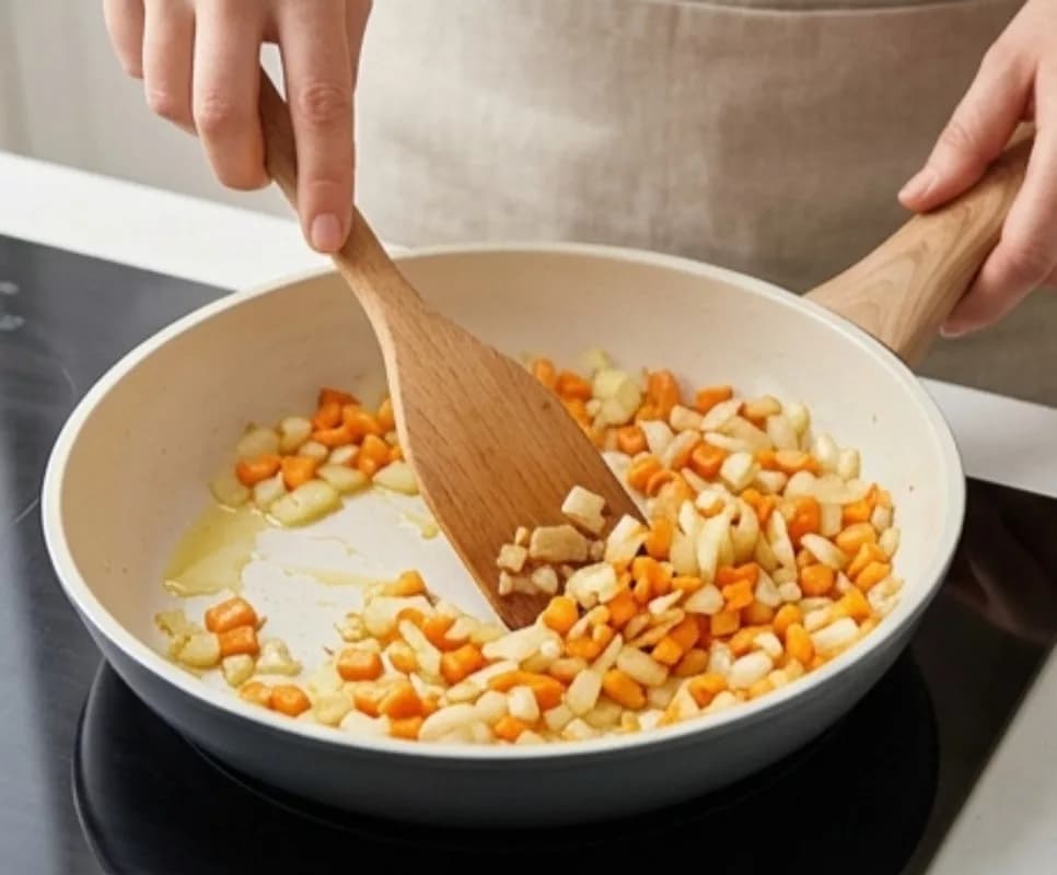 Add the vegetable base