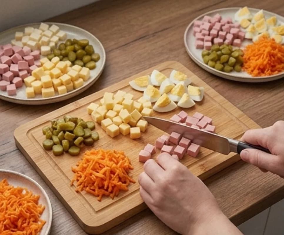 Нарезка продуктов