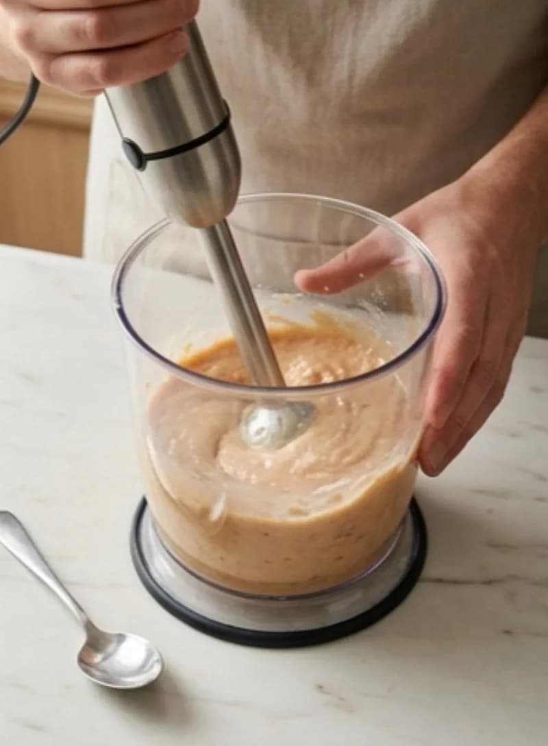 Blend Chicken with Egg