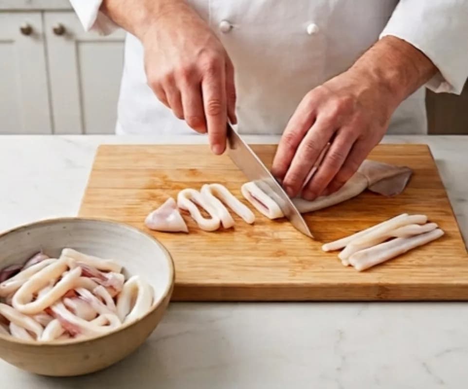 Prepare the squid