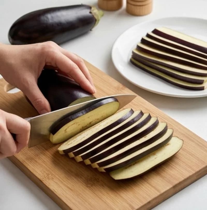 Prep the Eggplants