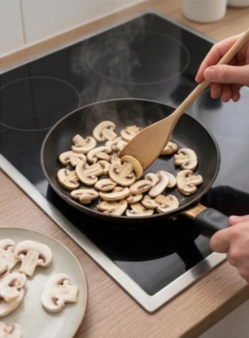 Sauté the Mushrooms
