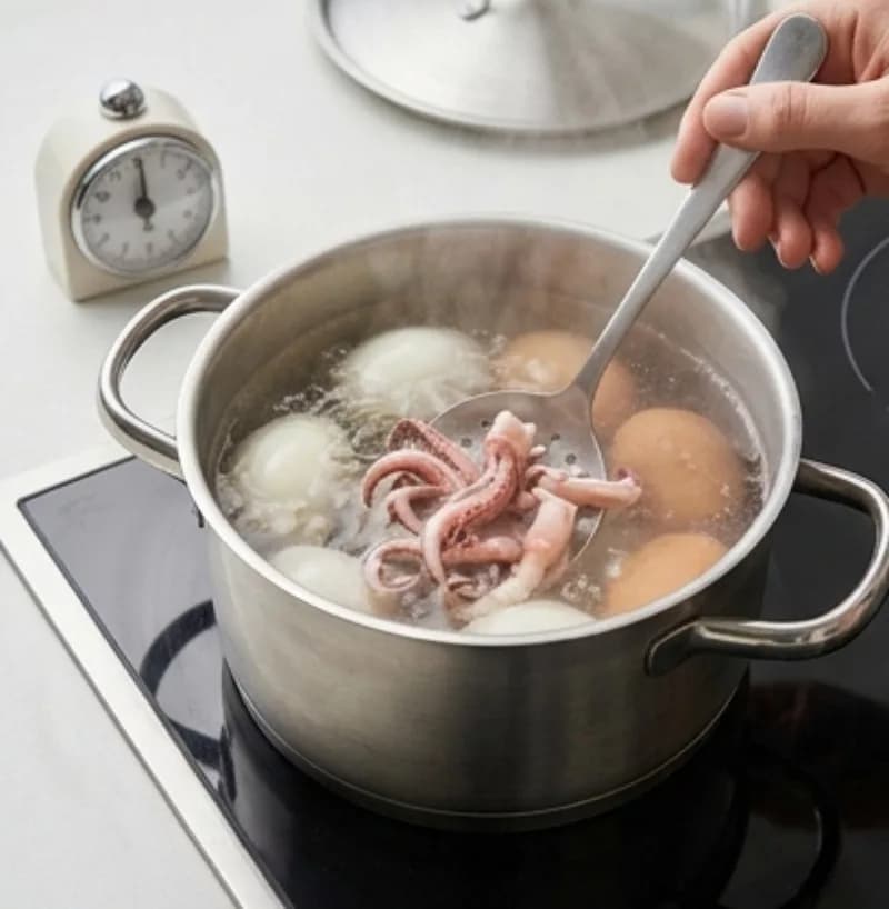 Cook the Squid and Eggs
