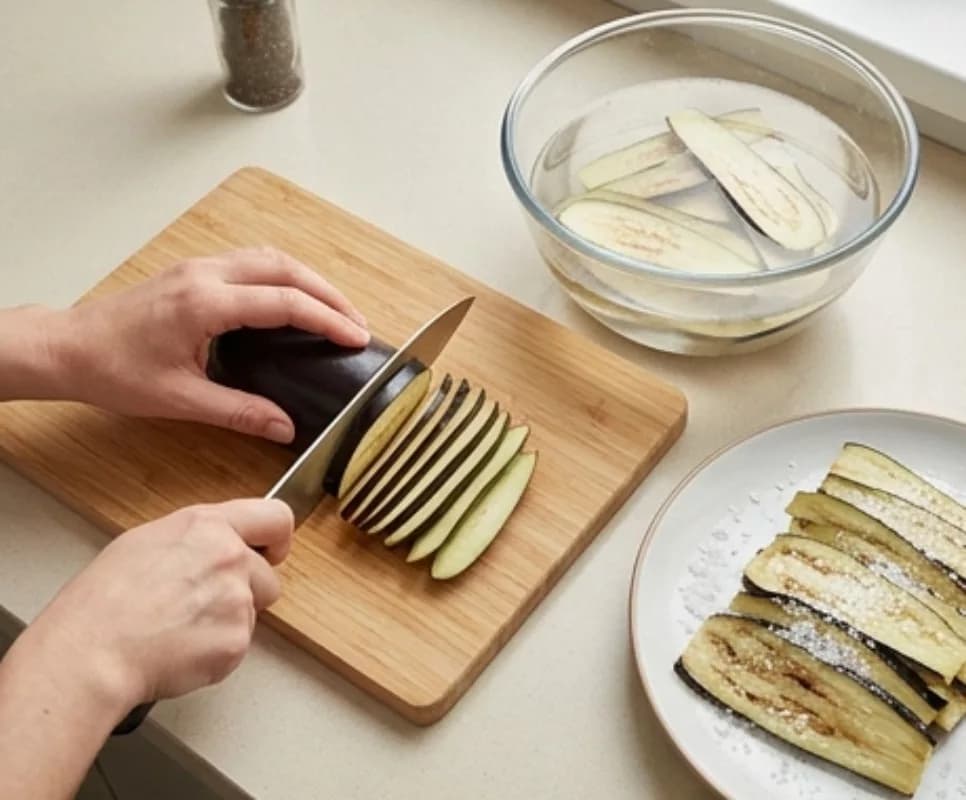 Prep the Eggplants