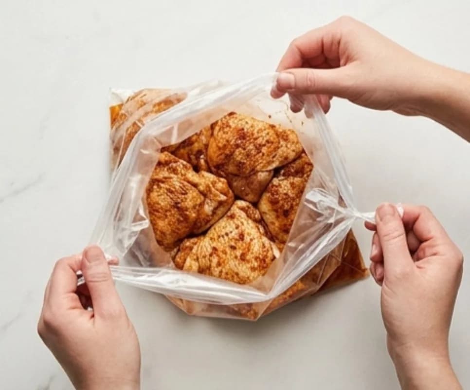 Transfer to a roasting bag