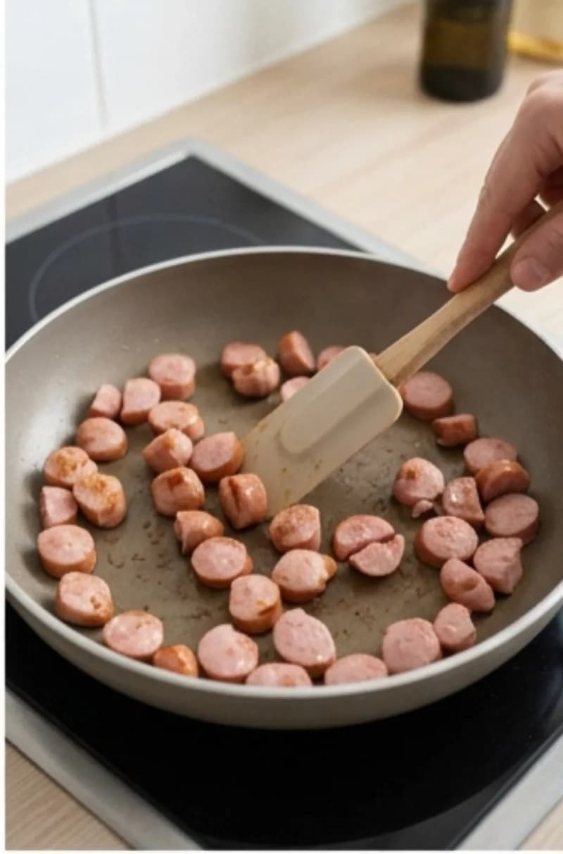 Brown the sausage