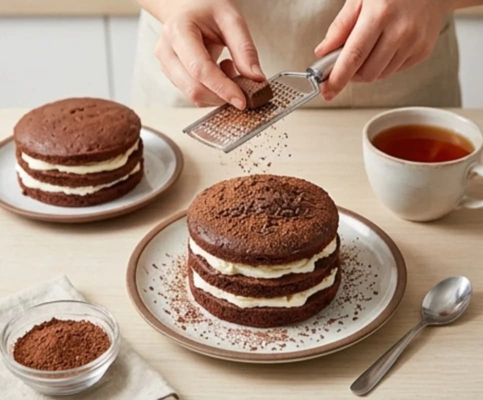 Make the cream and assemble