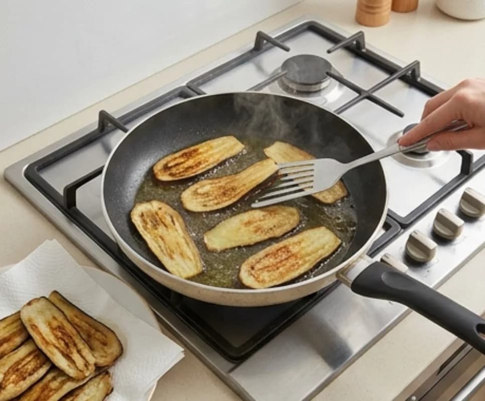 Fry the Eggplants