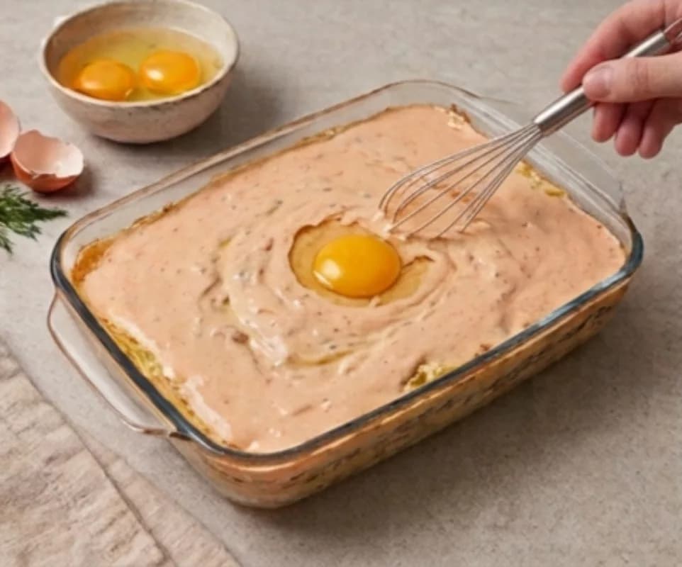 Add the Egg Topping