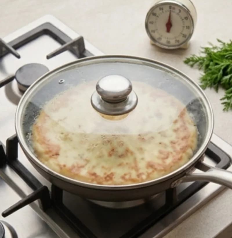 Обжарка под крышкой