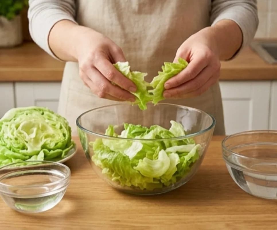 Tear the Lettuce by Hand