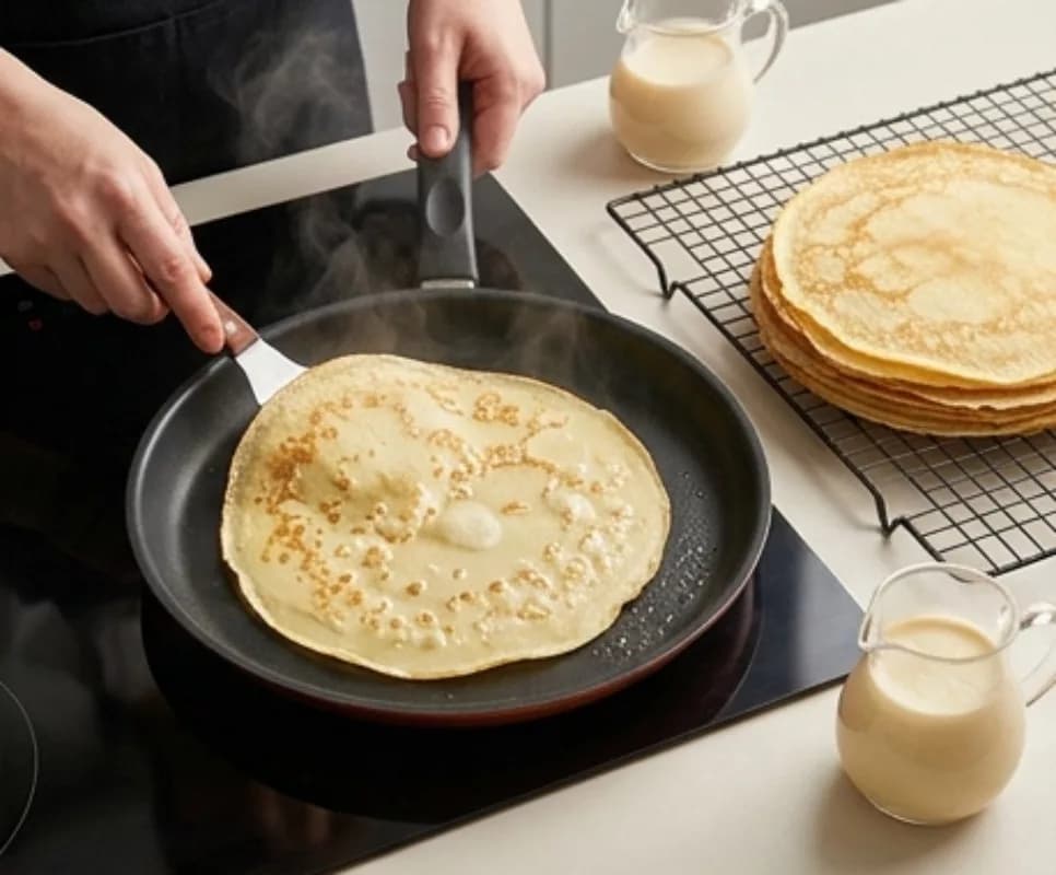 Cook Thin Pancakes