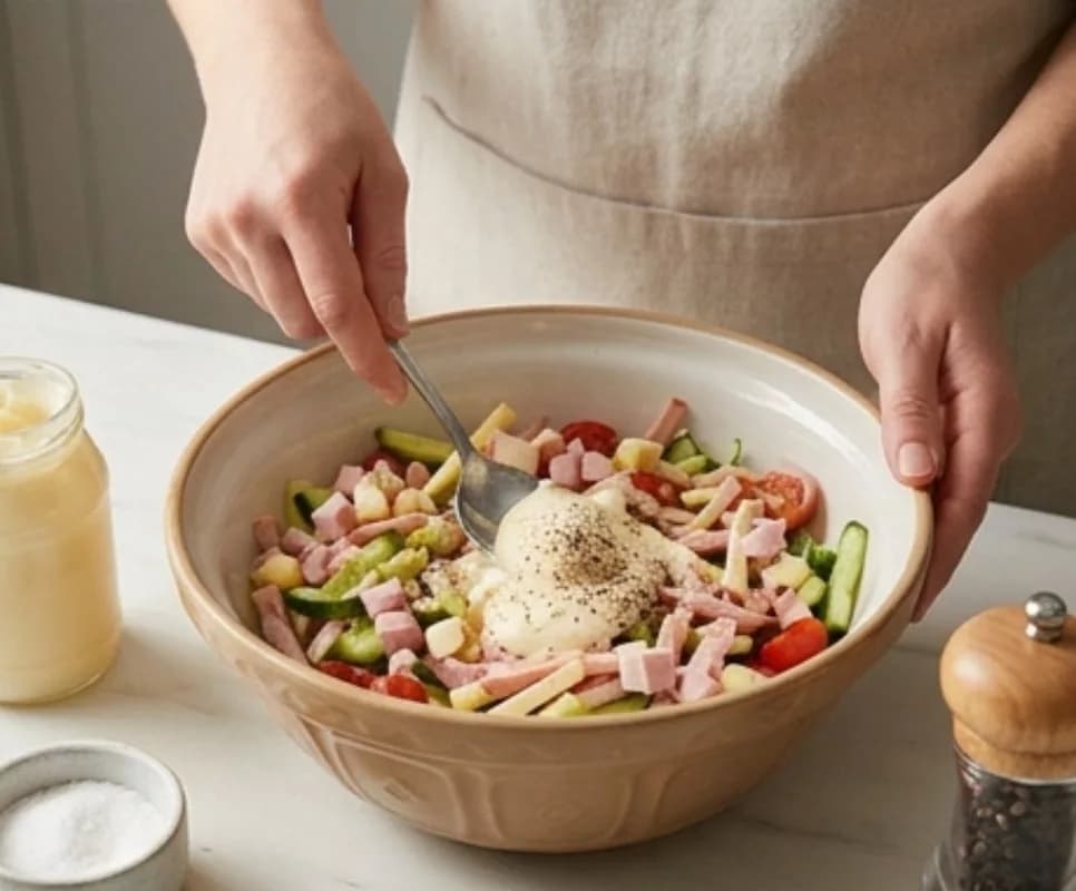 Add dressing