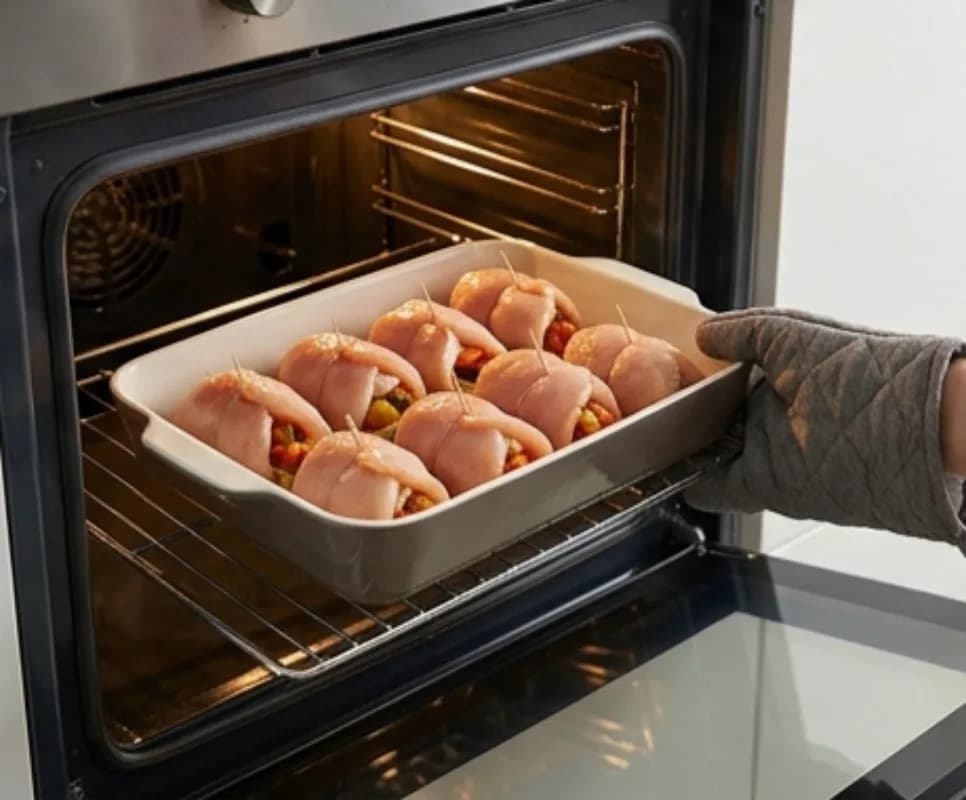 Bake in the oven