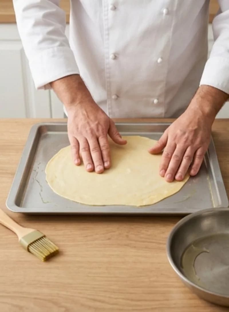 Prepare the baking sheet