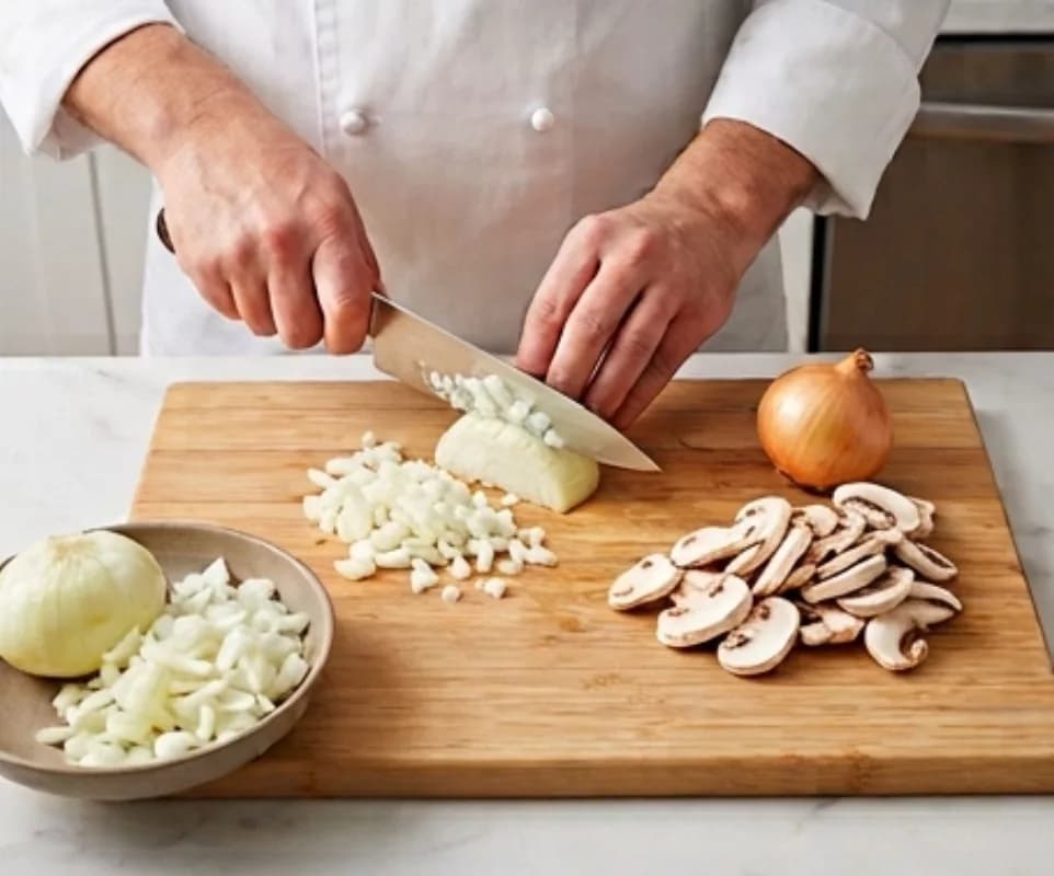 Prepare the vegetables