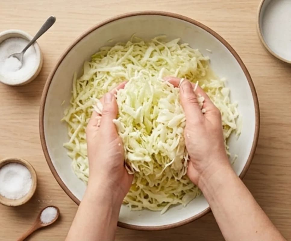 Salt and Massage the Cabbage