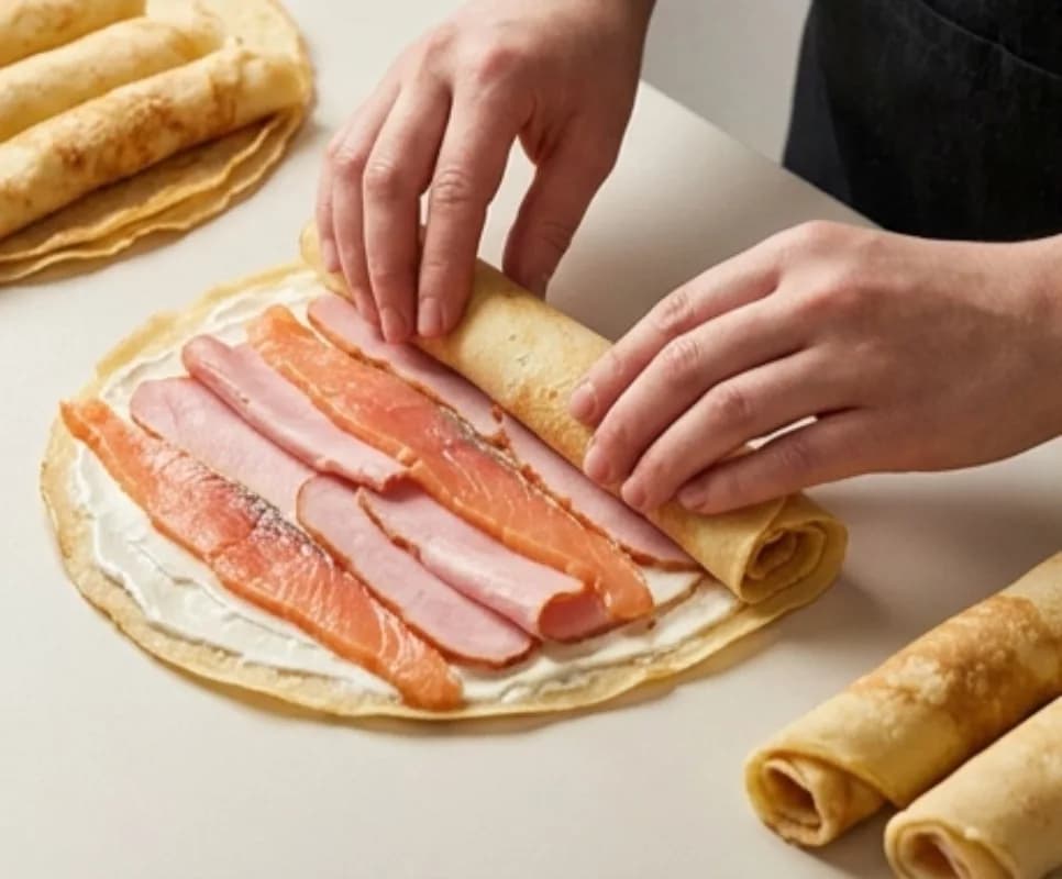 Add Filling and Roll