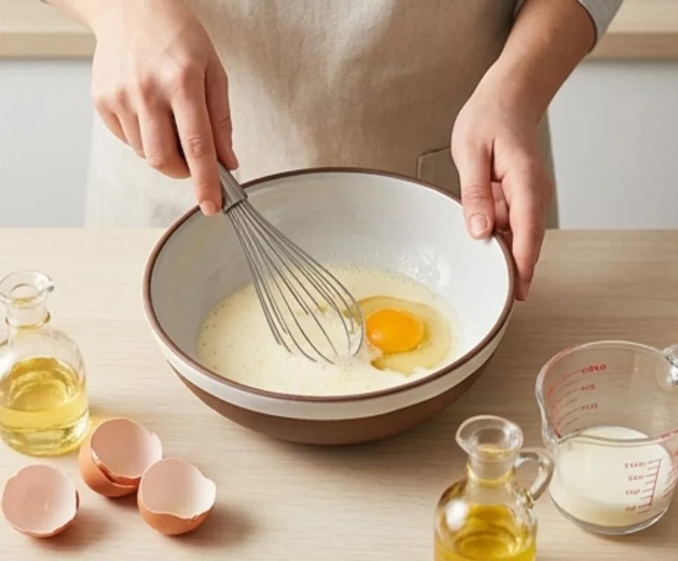 Mix the wet ingredients