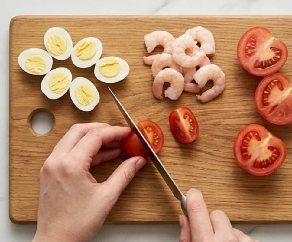 Peel and chop