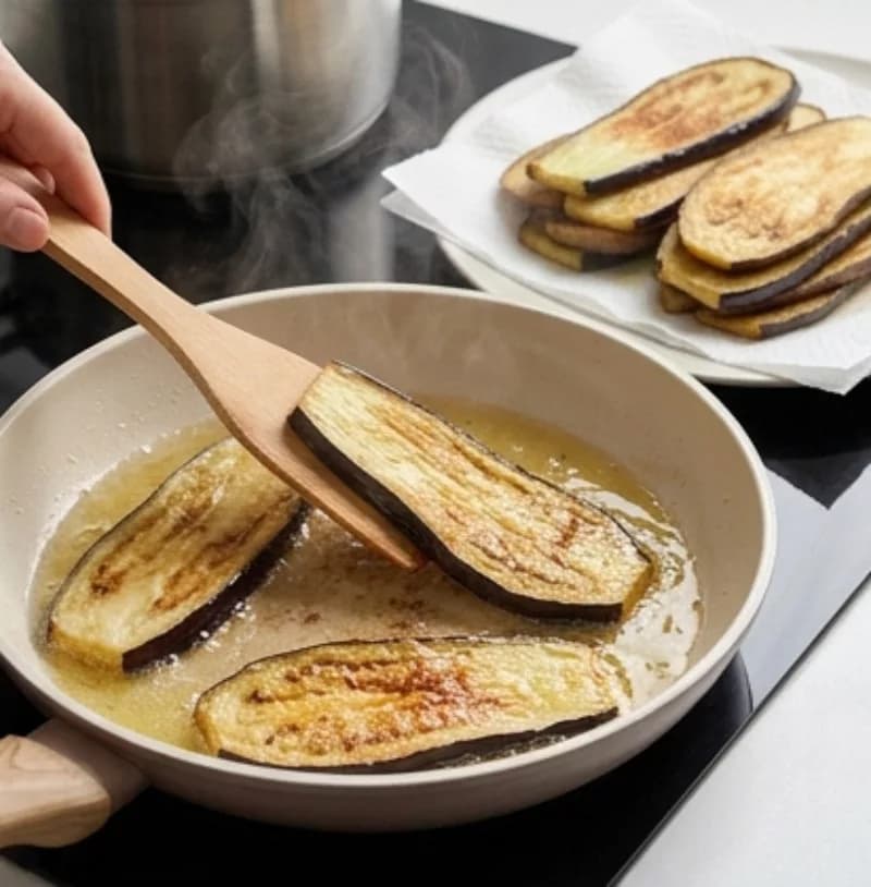 Fry the Eggplants