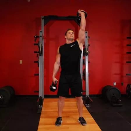 «Мельница» с двумя гирями