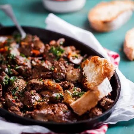 Желудочки с овощами