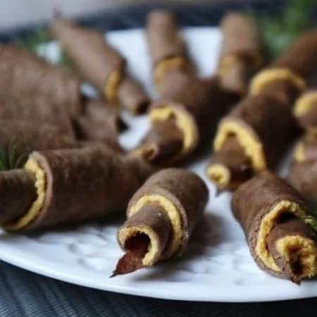 Печеночные блинчики с начинкой