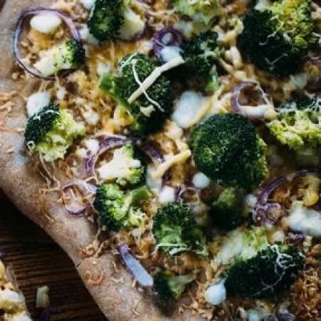 Пицца из брокколи
