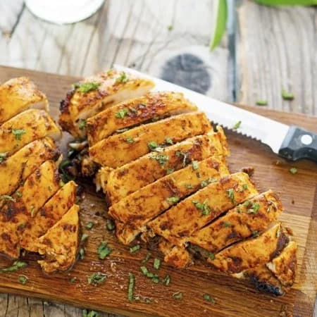 Курица, маринованная по-американски.