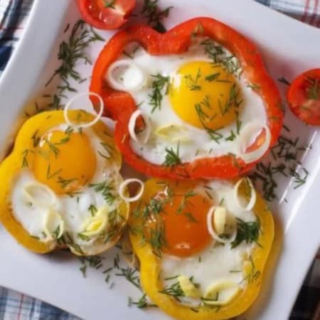 Яичница в перце