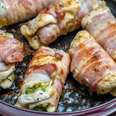 Куриное филе в беконе