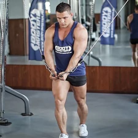 Сведение рук в кроссовере