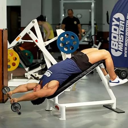 Incline Barbell Pullover