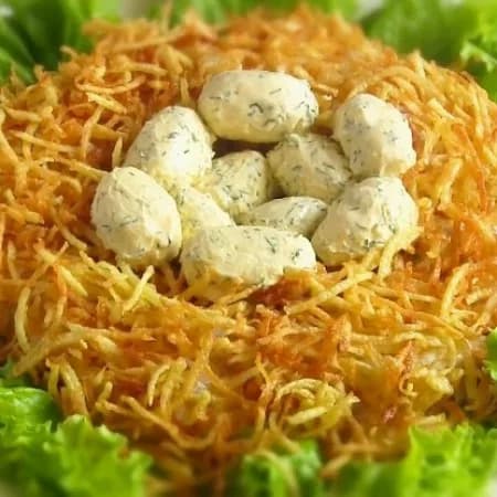 Capercaillie's Nest salad