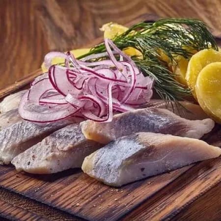 Сельдь в горчичной заливке домашняя