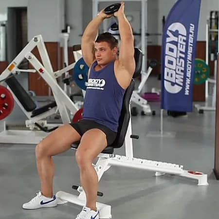 Французский жим сидя