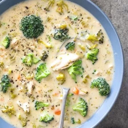 Легкий суп из цветной капусты