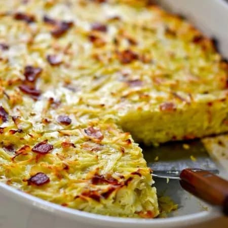 Капустная запеканка с мясом