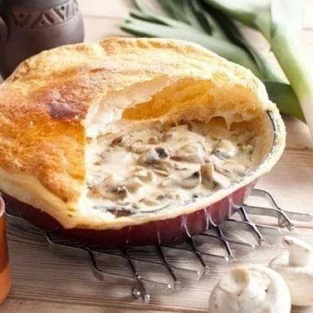 Delicious mushroom casserole