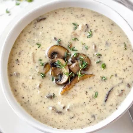 Суп - пюре грибной