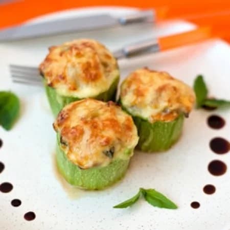 Кабачки фаршированные телятиной и грибами