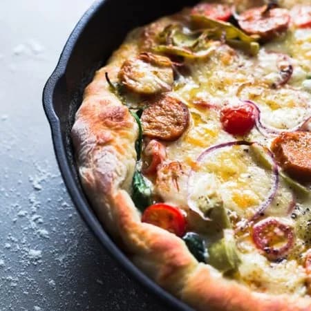 Пицца низкоуглеводная